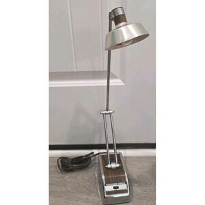 Vintage Mid Century Modern Transformer‎ Powered Adjustable Desk Lamp Light WORKS